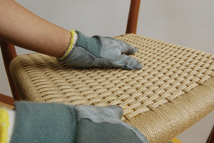 ペーパーコード張替え1